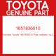 Genuine Toyota 1657836010 Pipe, radiator, no.2